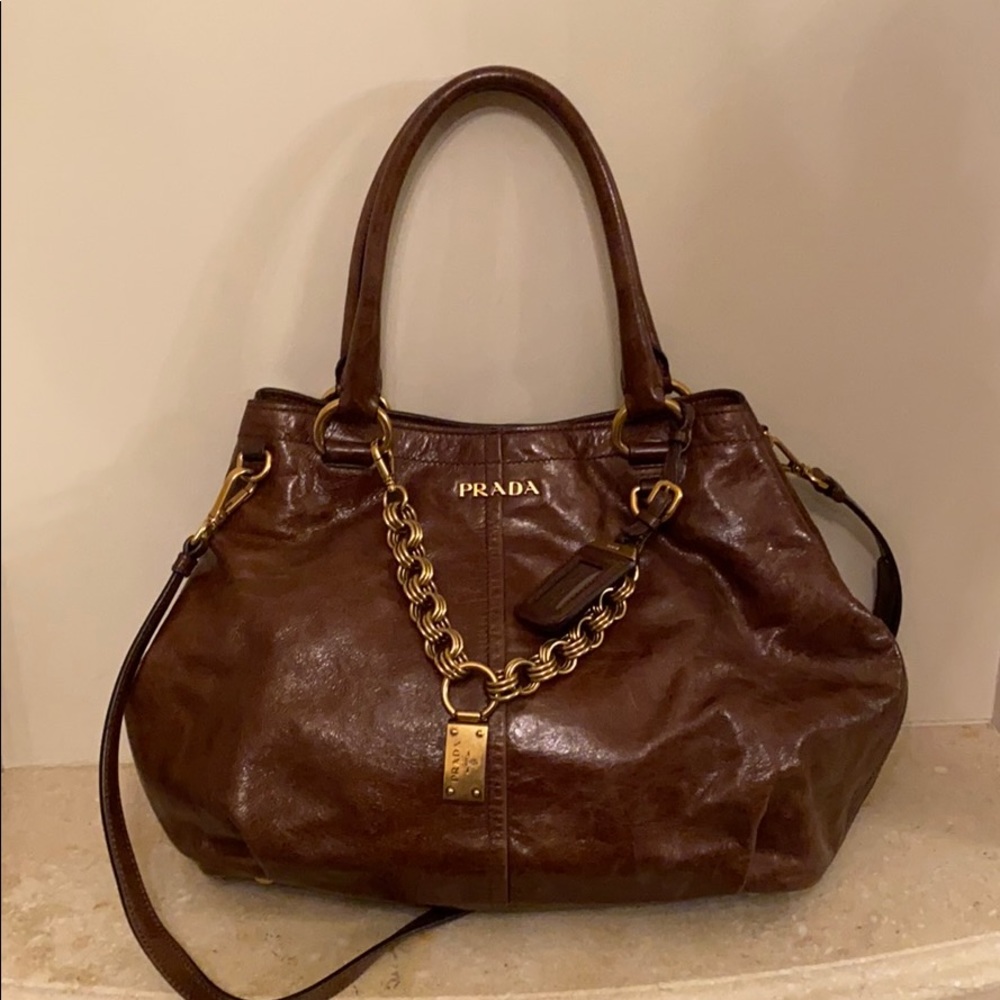 Prada Brown Leather Bag
